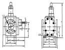 YCB圓弧齒輪泵的安裝尺寸-YCB圓弧齒輪油泵的安裝尺寸-YCB圓弧泵的安裝尺寸